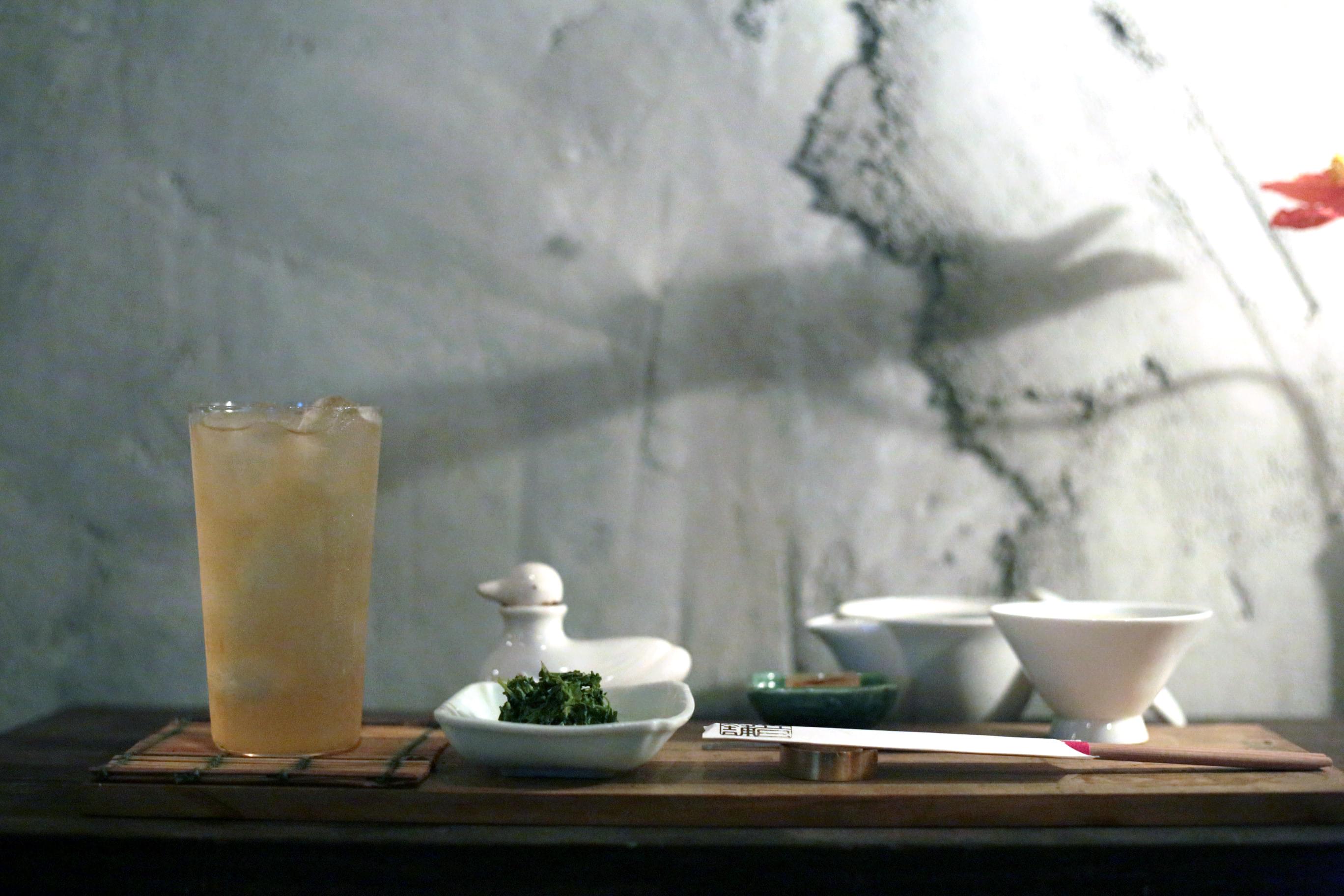 日本茶カクテル